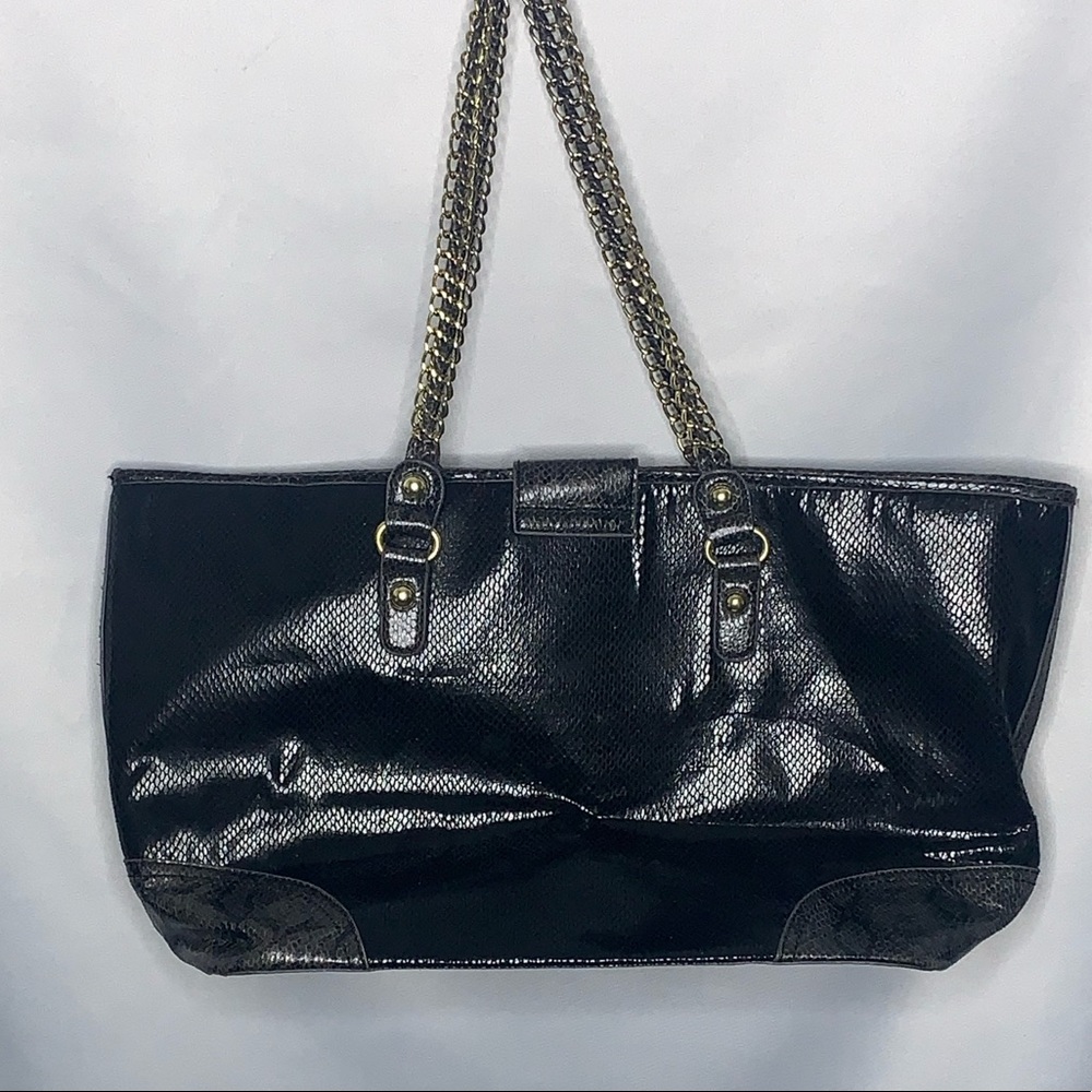 Kate Landry Python Textured Oversized Tote - image 5